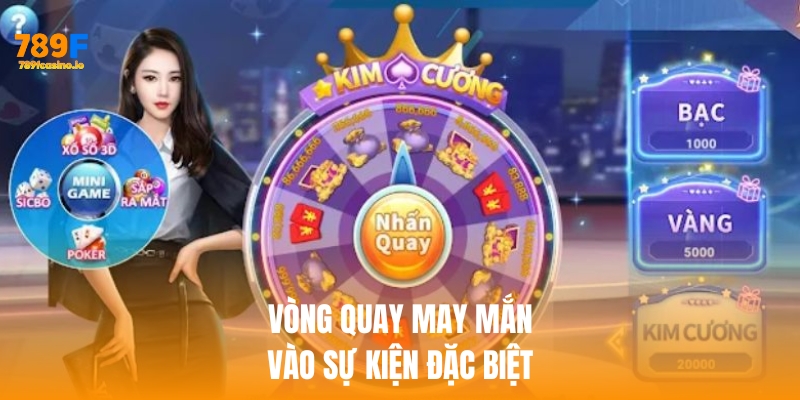 Vòng quay may mắn vào sự kiện đặc biệt